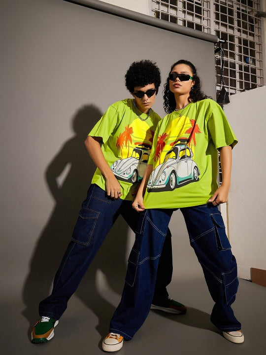Unisex Graphic Printed Oversized Pure Cotton T-shirt – Trendy Streetwear for Men & Women in Pakistan | DOCACCA