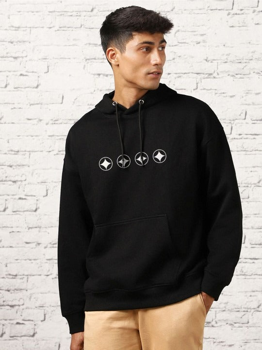 Men Oversized Printed Hooded Sweatshirt – Streetwear Hoodie for Casual Style in Pakistan | DOCACCA