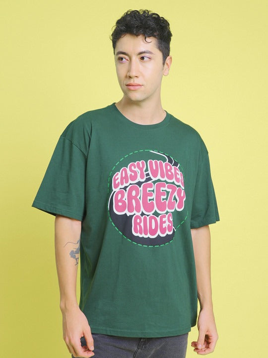 Unisex Typography Printed Round Neck Cotton Oversized T-shirt – Trendy Streetwear in Pakistan | DOCACCA