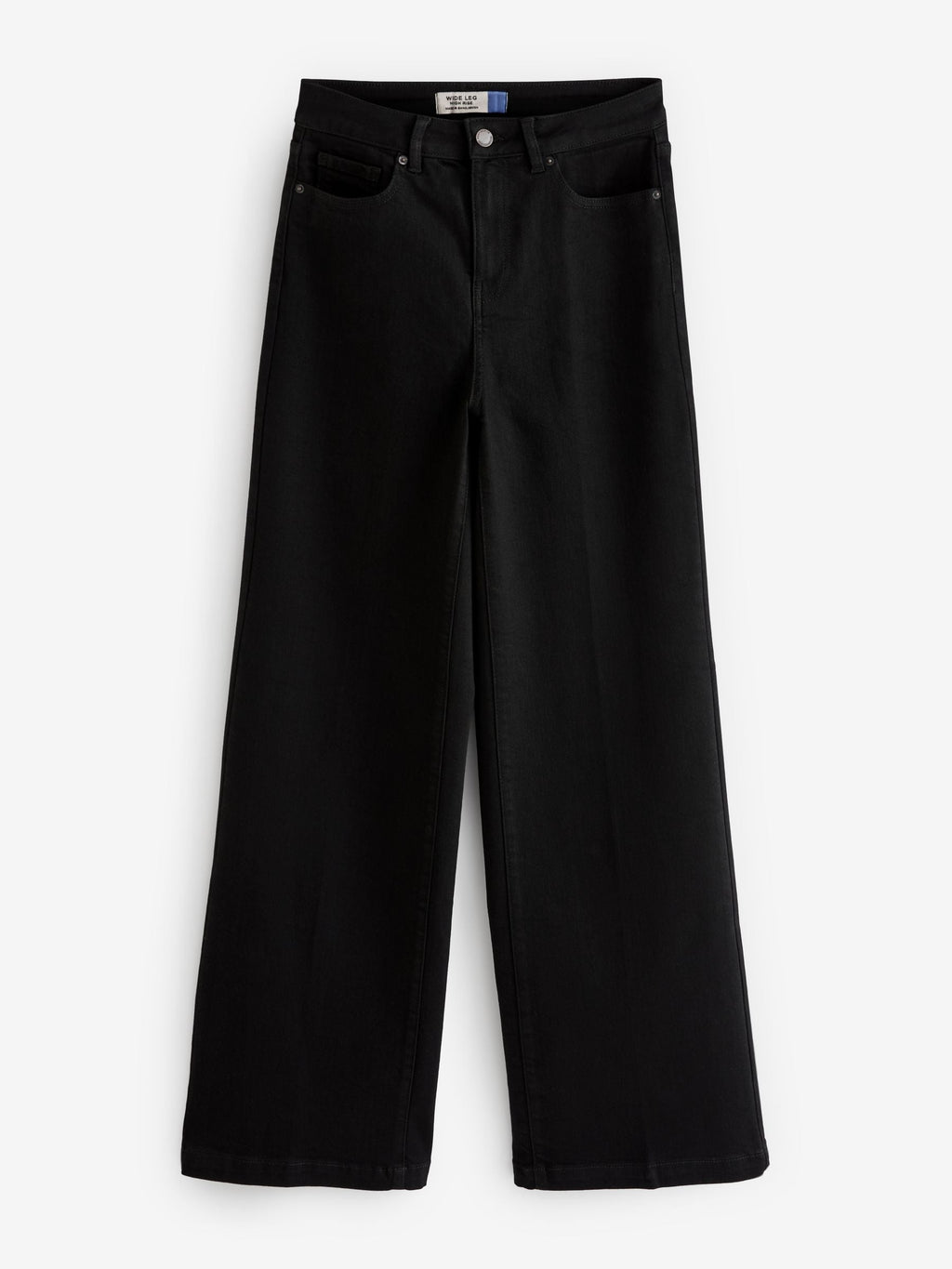 Women Black Wide Leg Jeans – High Waist Loose Fit Denim Pants for Women in Pakistan | DOCACCA