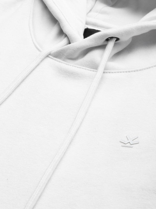 Men White Hooded Sweatshirt – Comfortable Cotton Hoodie for Winter in Pakistan | DOCACCA