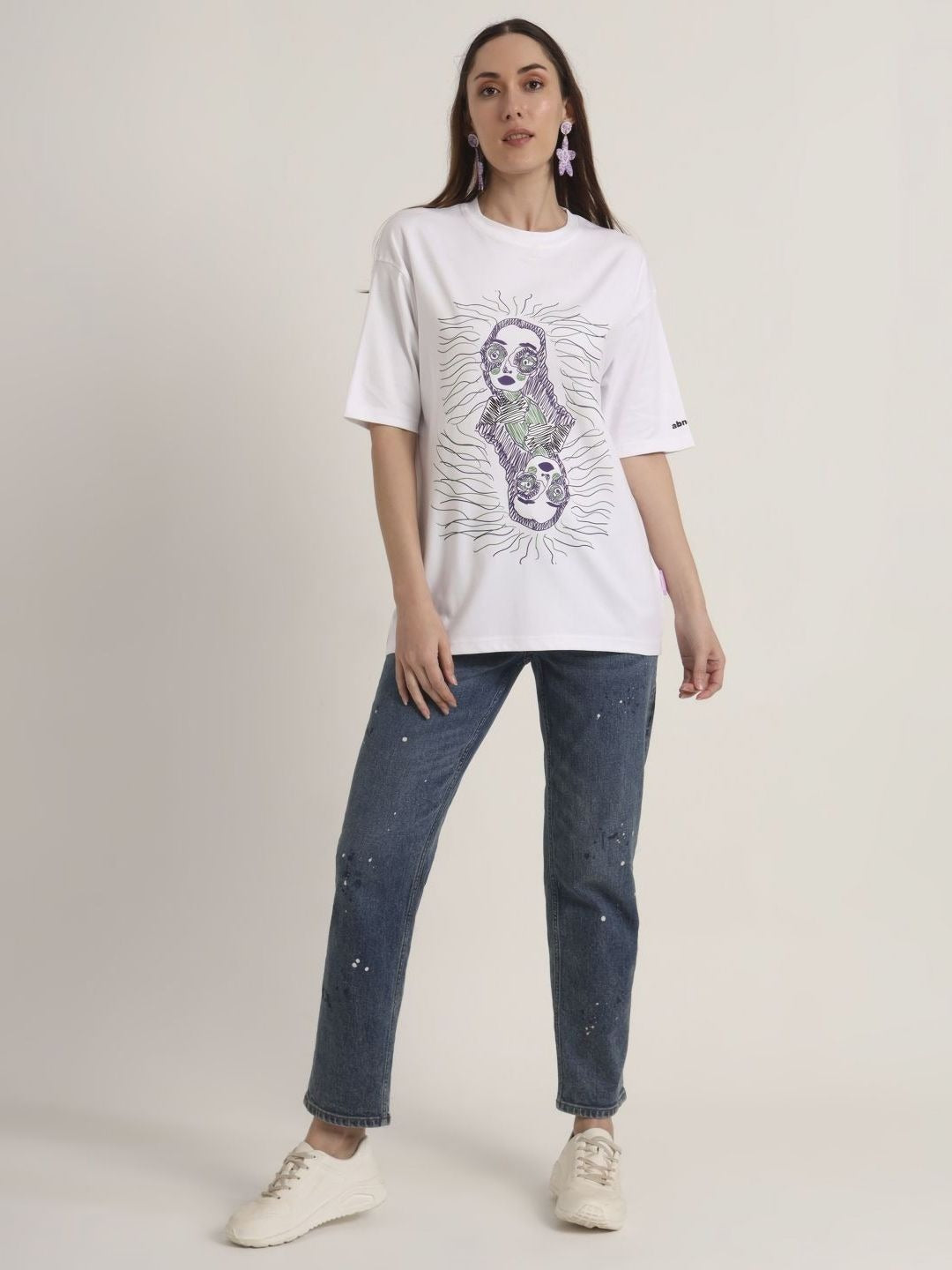 Unisex Overthinker Graphic Printed Cotton Oversized T-Shirt – Trendy Streetwear for Men & Women in Pakistan | DOCACCA