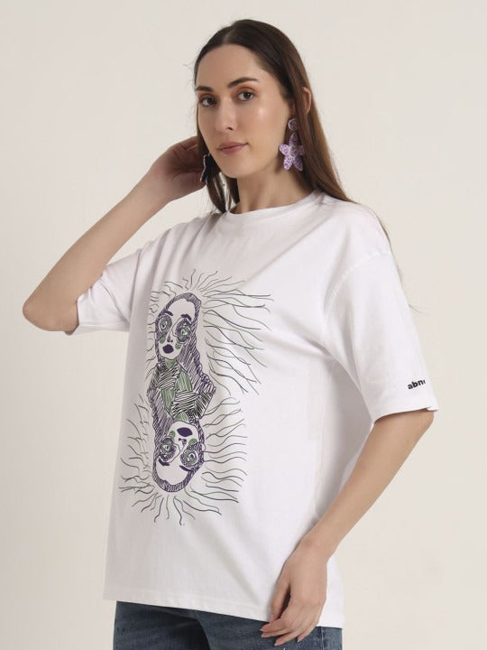 Unisex Overthinker Graphic Printed Cotton Oversized T-Shirt – Trendy Streetwear for Men & Women in Pakistan | DOCACCA