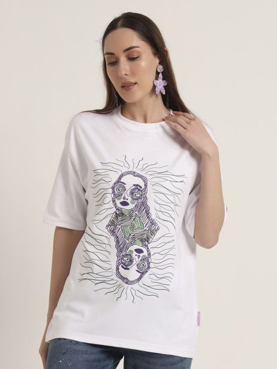 Unisex Overthinker Graphic Printed Cotton Oversized T-Shirt – Trendy Streetwear for Men & Women in Pakistan | DOCACCA