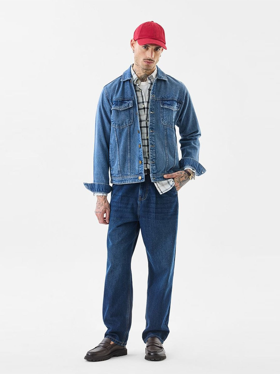 Men’s Classic Denim Jacket by DOCACCA – Stylish Everyday Outerwear in Pakistan