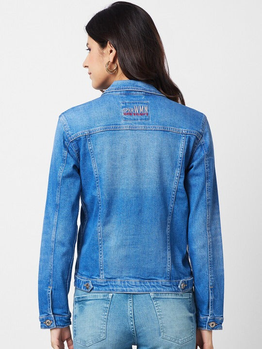 Washed Cotton Denim Jacket for Women – Stylish, Breathable Everyday Layer in Pakistan | DOCACCA