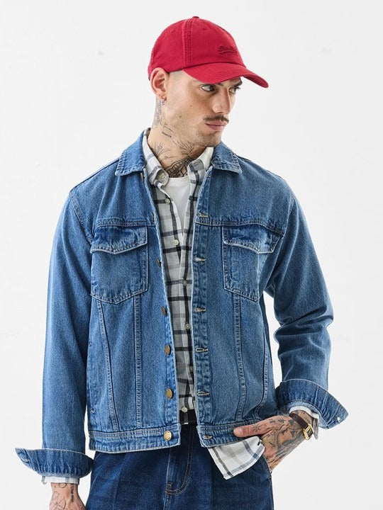 Men’s Classic Denim Jacket by DOCACCA – Stylish Everyday Outerwear in Pakistan