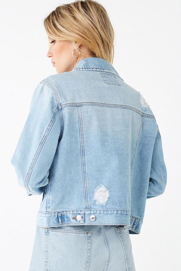 Women Light Blue Women Jacket