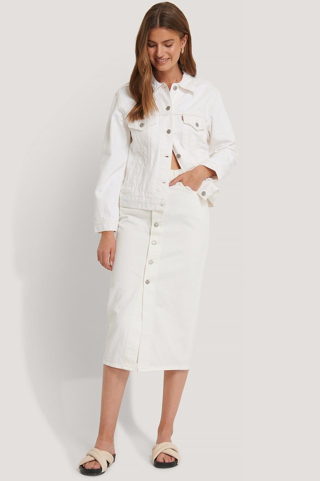 Women White Solid Jacket
