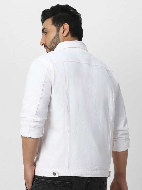 Men Washed Regular Fit Denim Jacket – Stylish Everyday Outerwear for Pakistani Men | DOCACCA