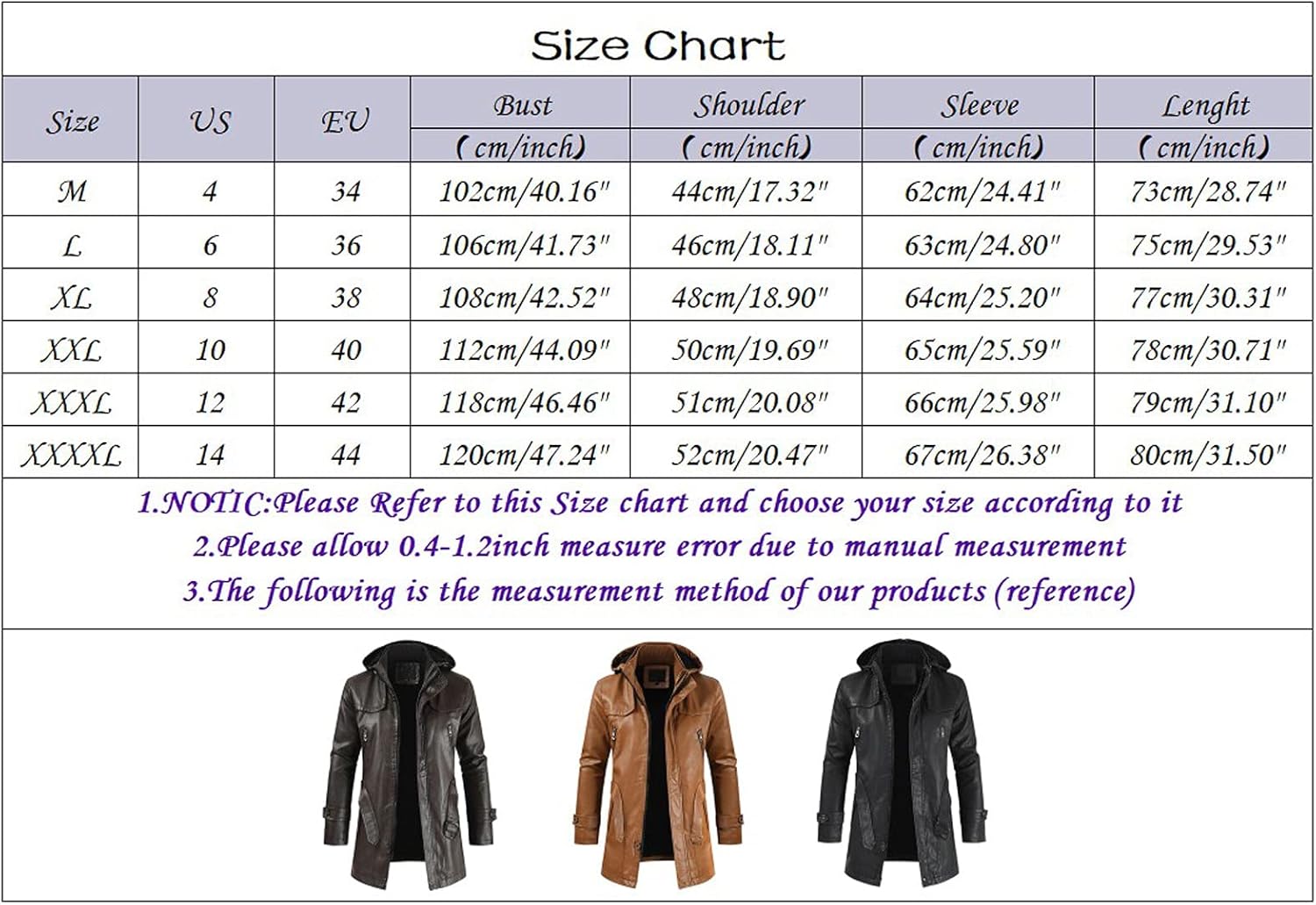 Men's Black Genuine Leather Blazer