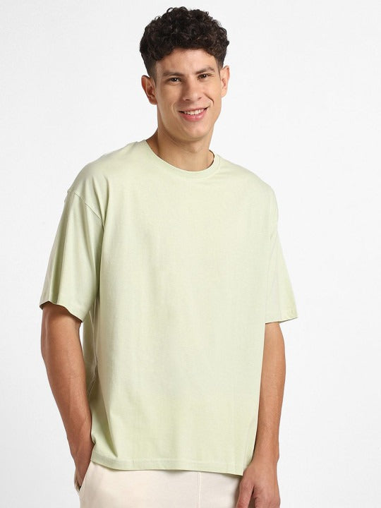 Round Neck Short Sleeves Oversized Cotton T-Shirt for Men in Pakistan | DOCACCA