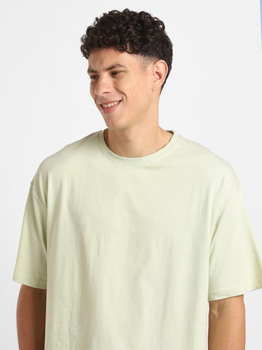 Round Neck Short Sleeves Oversized Cotton T-Shirt for Men in Pakistan | DOCACCA