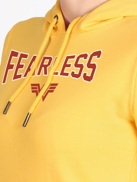 Wonder Woman Printed Hooded Pullover Yellow Hoodie for Women – Stylish Cotton Sweatshirt Online in Pakistan | DOCACCA