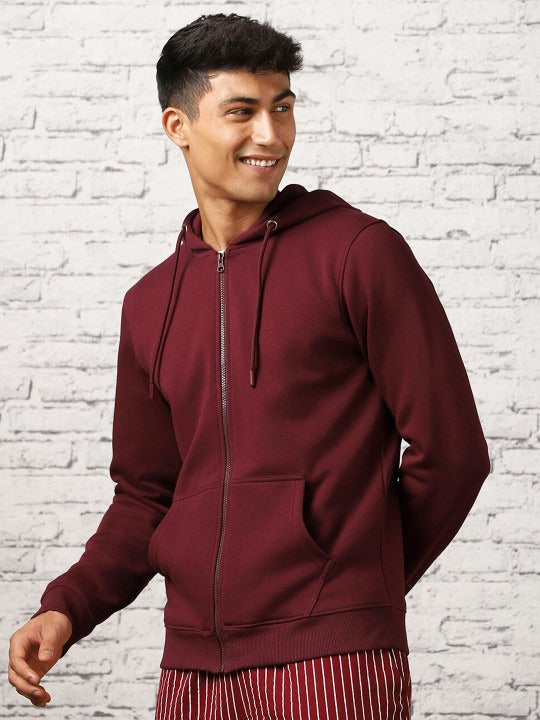 Men Zipper Hooded Sweatshirt – Stylish Front Open Hoodie in Pakistan | DOCACCA