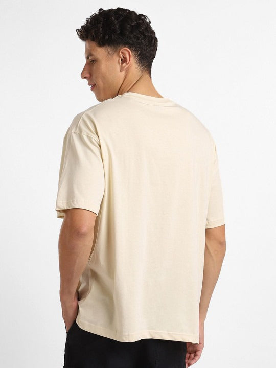 Round Neck Short Sleeves Oversized Cotton T-Shirt for Men in Pakistan | DOCACCA