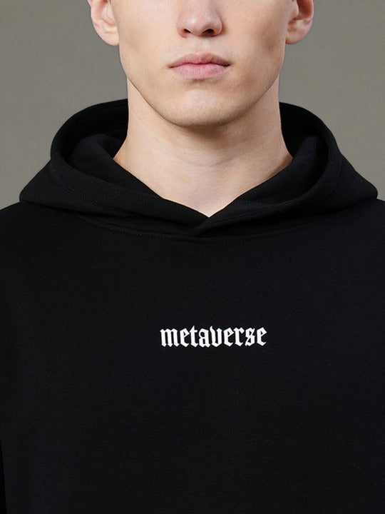 Men Graphic Print Fleece Baggy Fit Hoodie – Oversized Streetwear Hoodie in Pakistan | DOCACCA