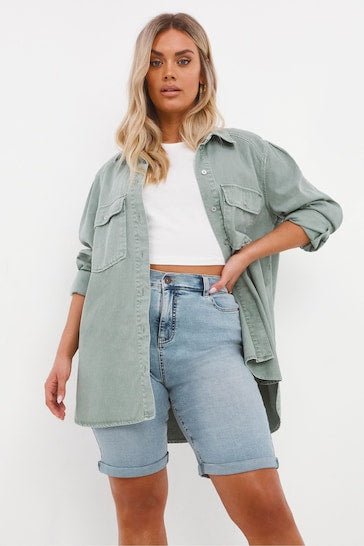 Be Blue 24/7 Knee Length Shorts - DOCACCA - Shorts & Skirts - 