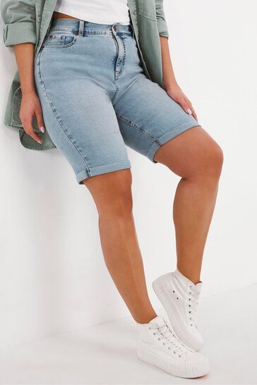 Be Blue 24/7 Knee Length Shorts - DOCACCA - Shorts & Skirts - 