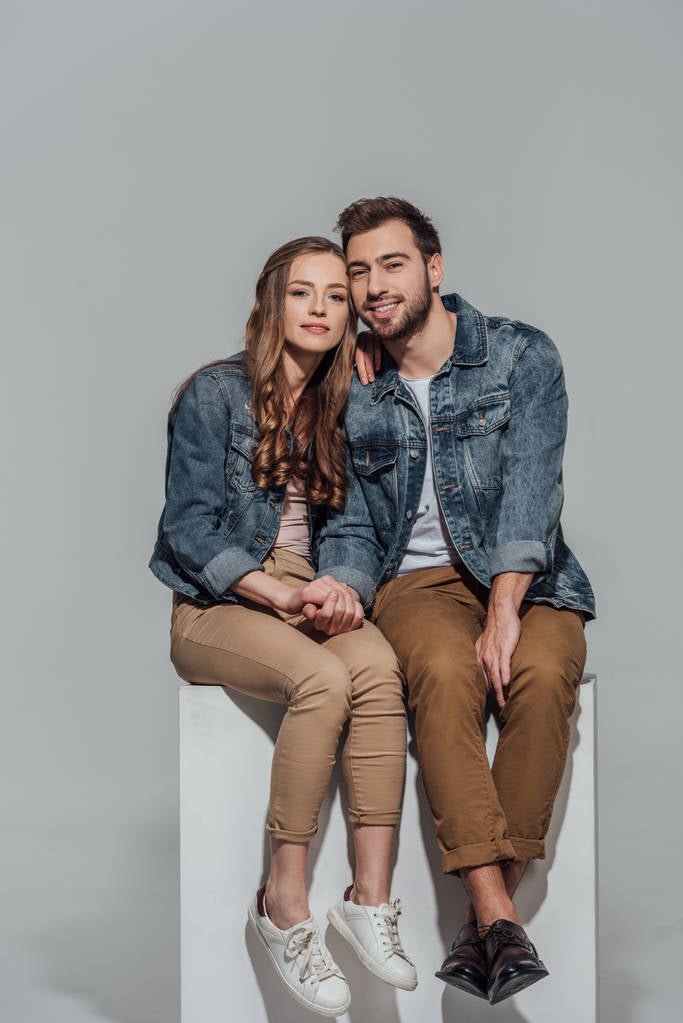 Couple Denim Jacket Blue - DOCACCA - Denim Jackets - 