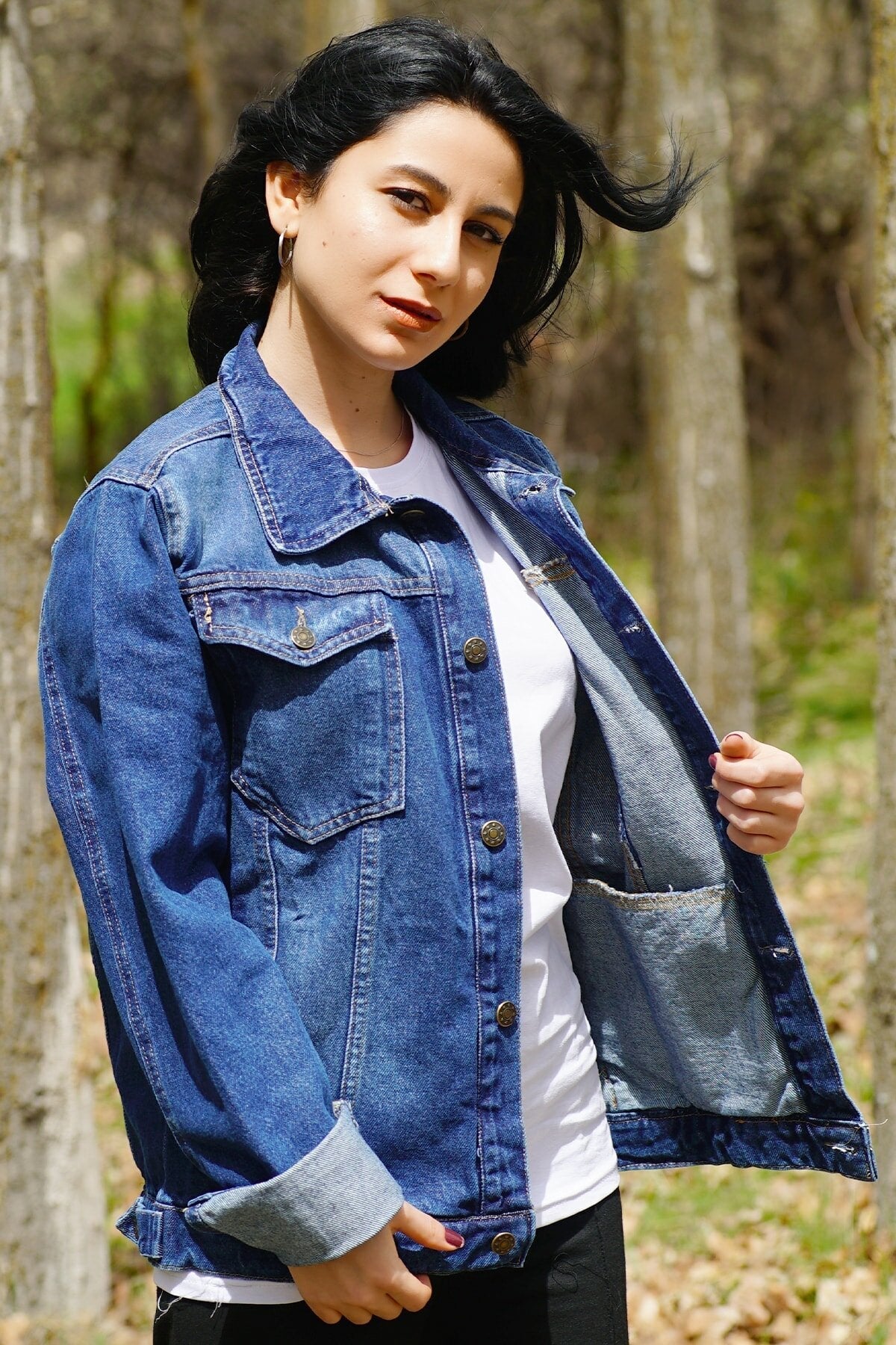Couple Denim Jacket Blue - DOCACCA - Denim Jackets - 
