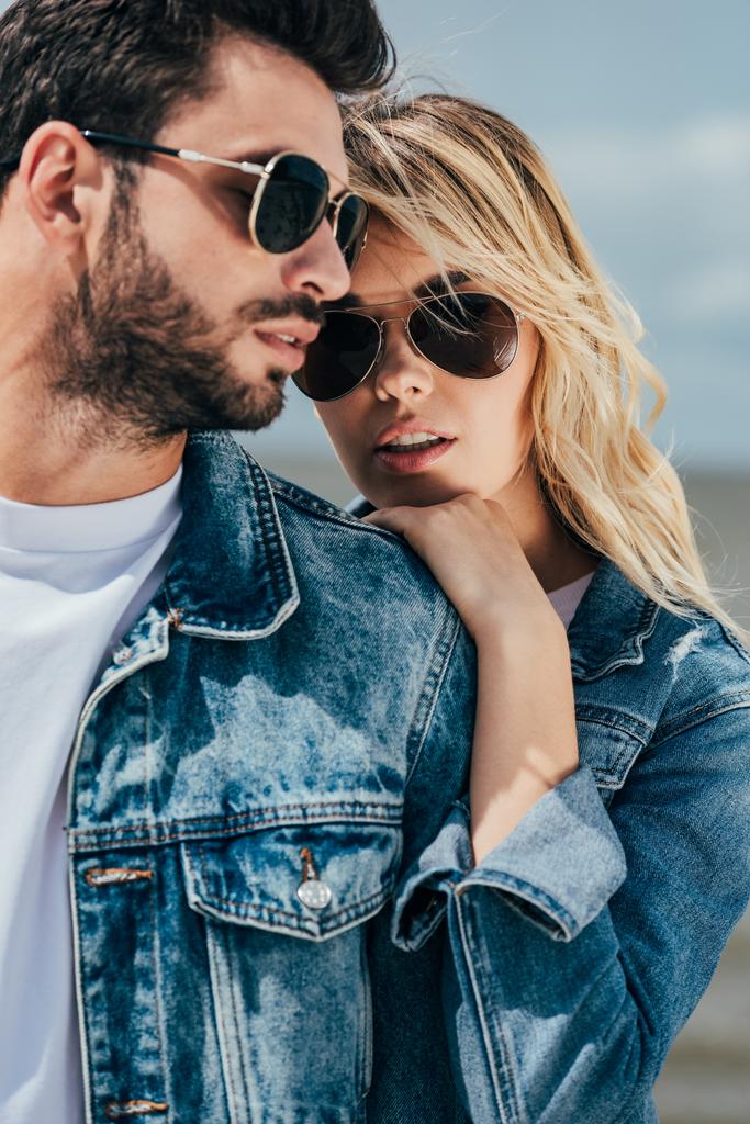 Couple Denim Jacket Blue - DOCACCA - Denim Jackets - 