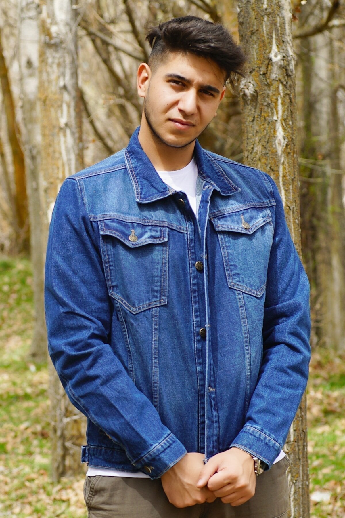 Couple Denim Jacket Blue - DOCACCA - Denim Jackets - 
