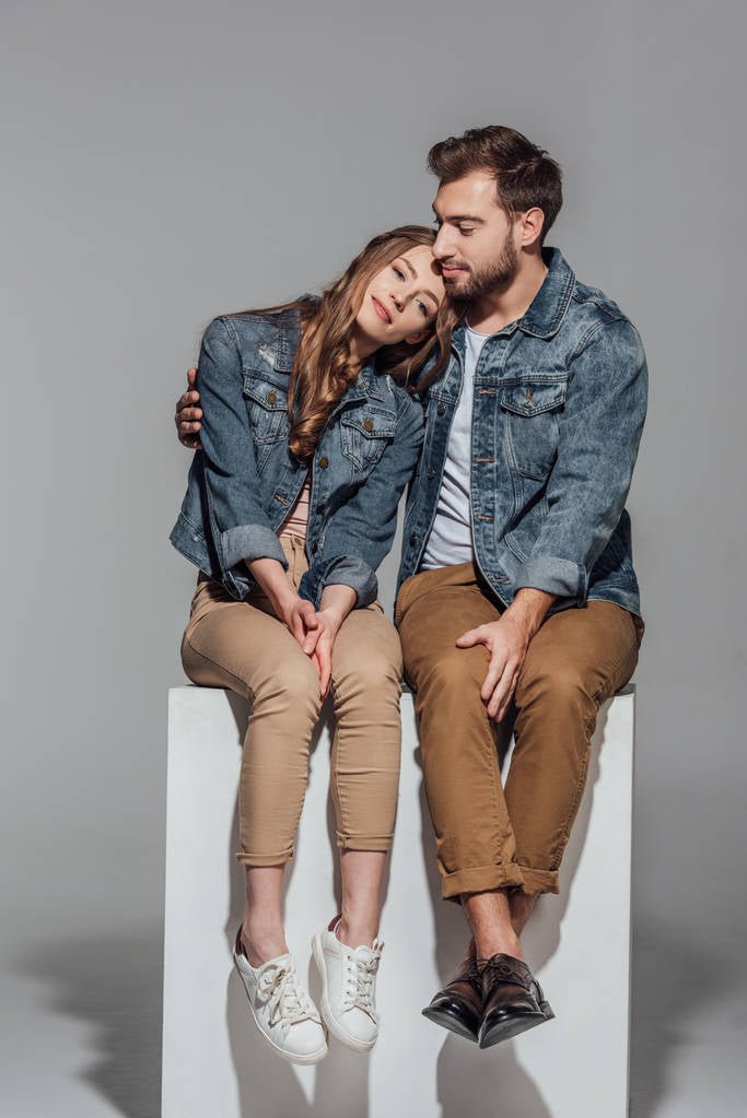 Couple Denim Jacket Blue - DOCACCA - Denim Jackets - 