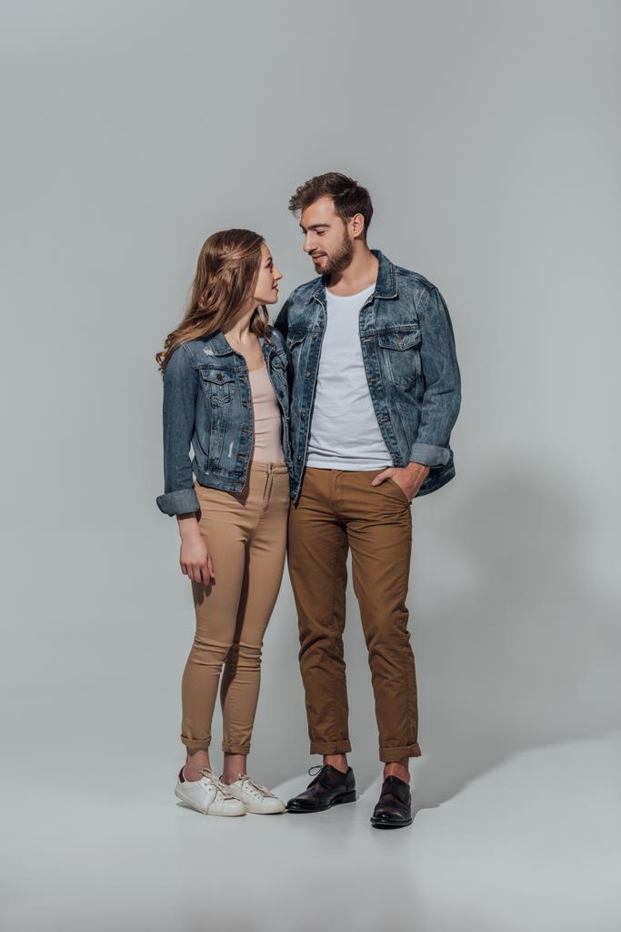 Couple Denim Jacket Blue - DOCACCA - Denim Jackets - 