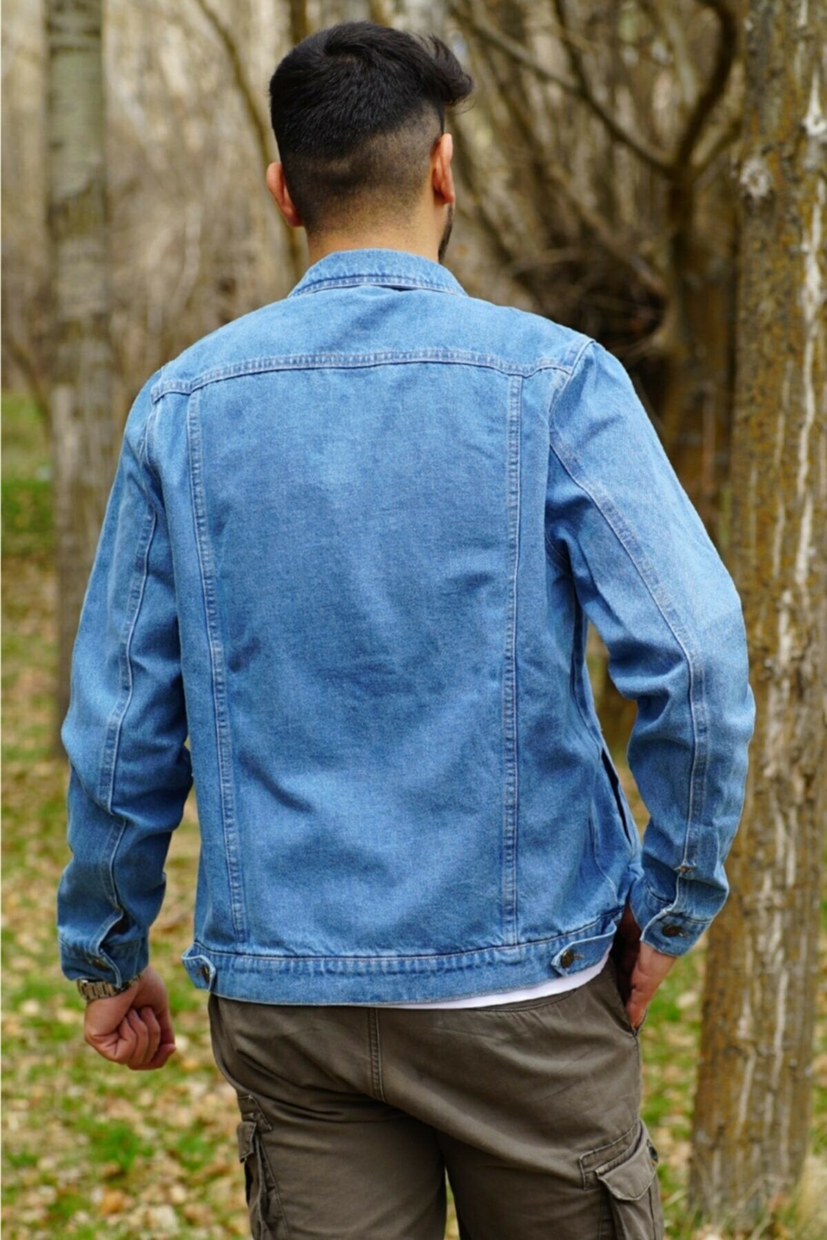 Couple Denim Jacket Light Blue - DOCACCA - Denim Jackets - 