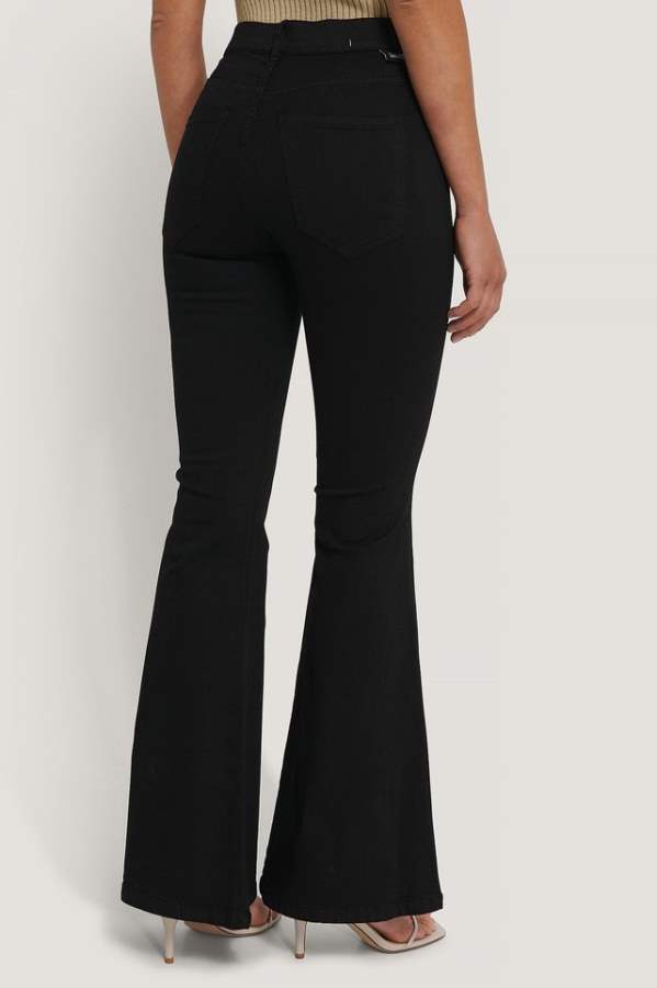 Flare Fit Mid - Rise Low Stretchable Jeans - DOCACCA - Jeans - 