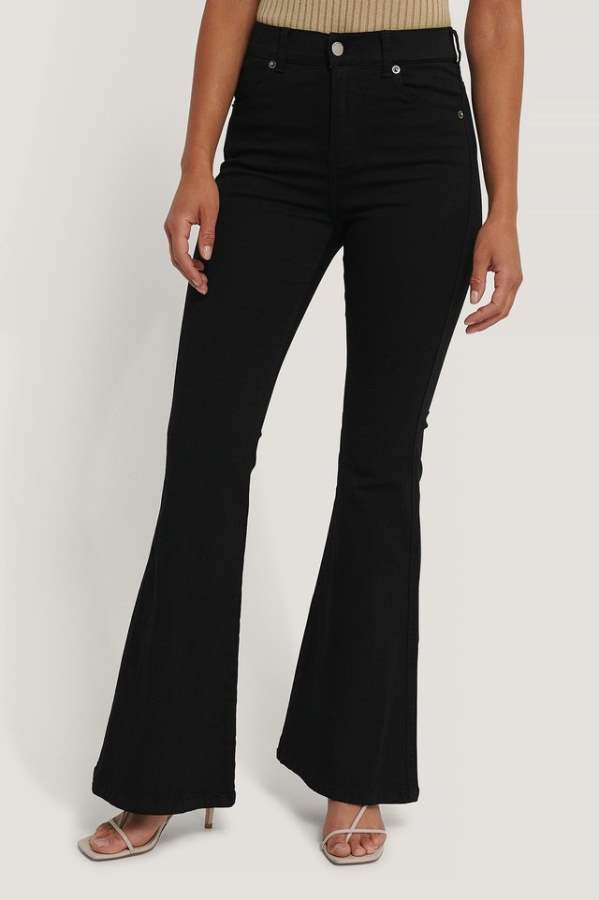 Flare Fit Mid - Rise Low Stretchable Jeans - DOCACCA - Jeans - 