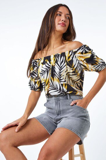High Waist Stretch Denim Shorts - DOCACCA - Shorts & Skirts - 