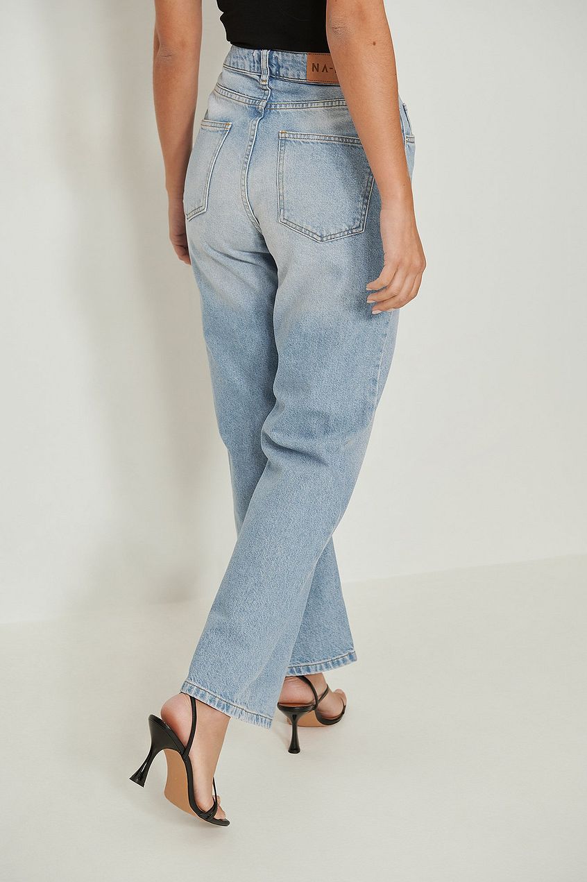 Highwaist Relaxed Jeans For Womens - DOCACCA - Jeans - 