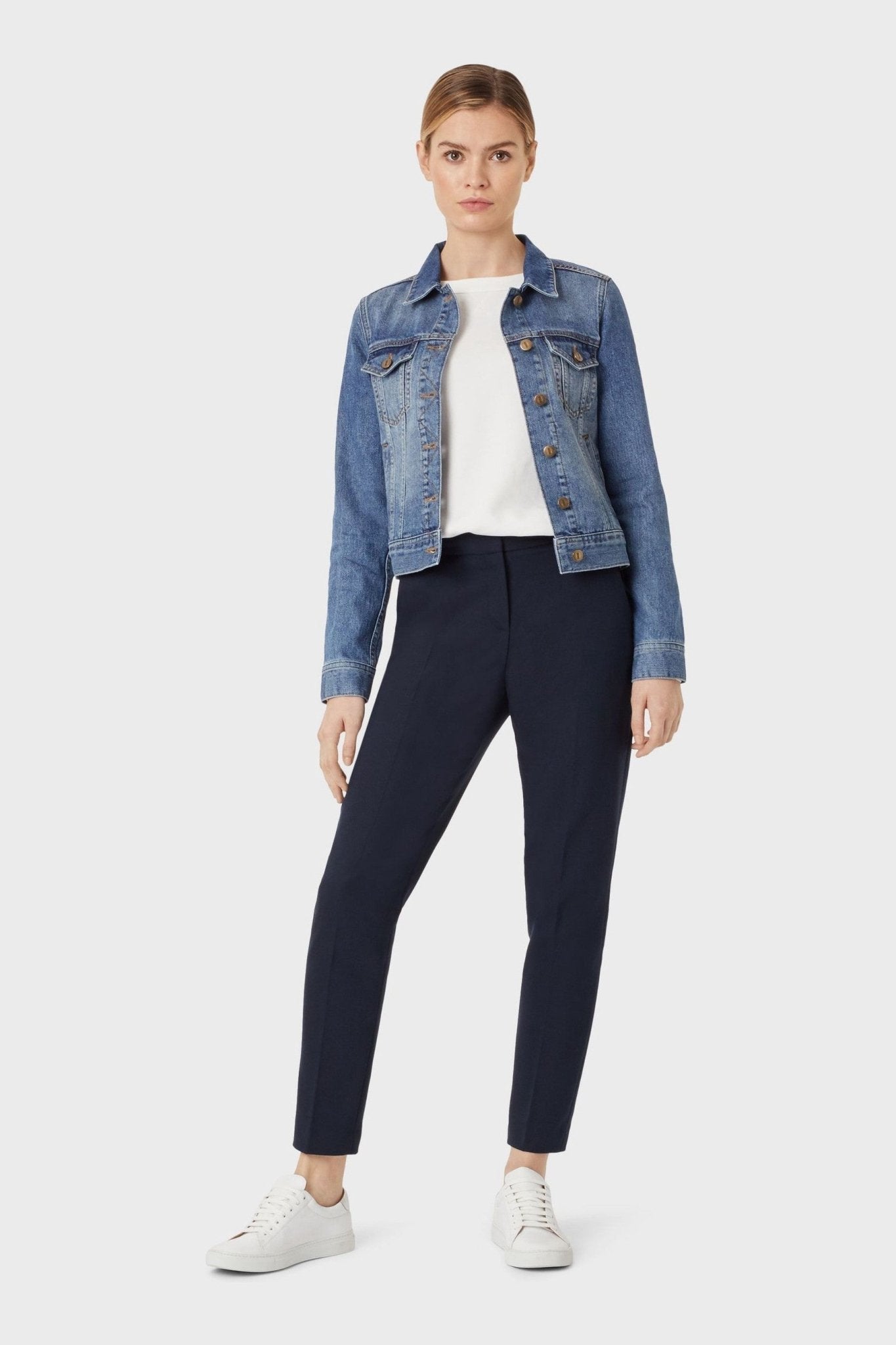 Hobbs Blue Mariam Jacket - DOCACCA - Denim Jackets - 