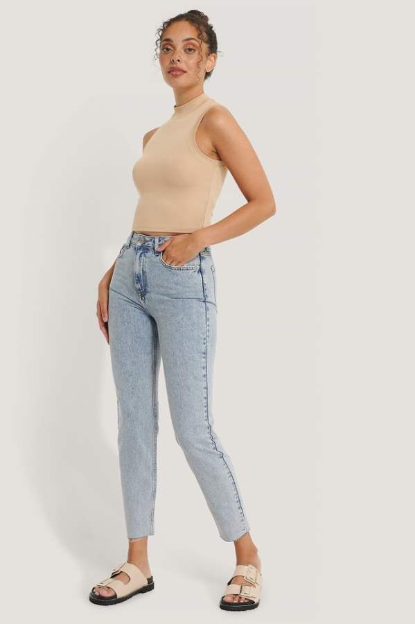 Lola Slim Fit Mid - Rise Clean Look Stretchable Jeans - DOCACCA - Jeans - 