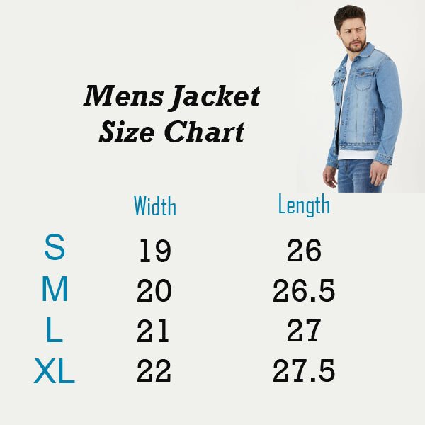 Mens Denim Jacket Black - DOCACCA - Denim Jacket - 