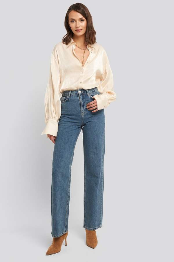 Mid - Rise Clean Look Stretchable Jeans - DOCACCA - Jeans - 
