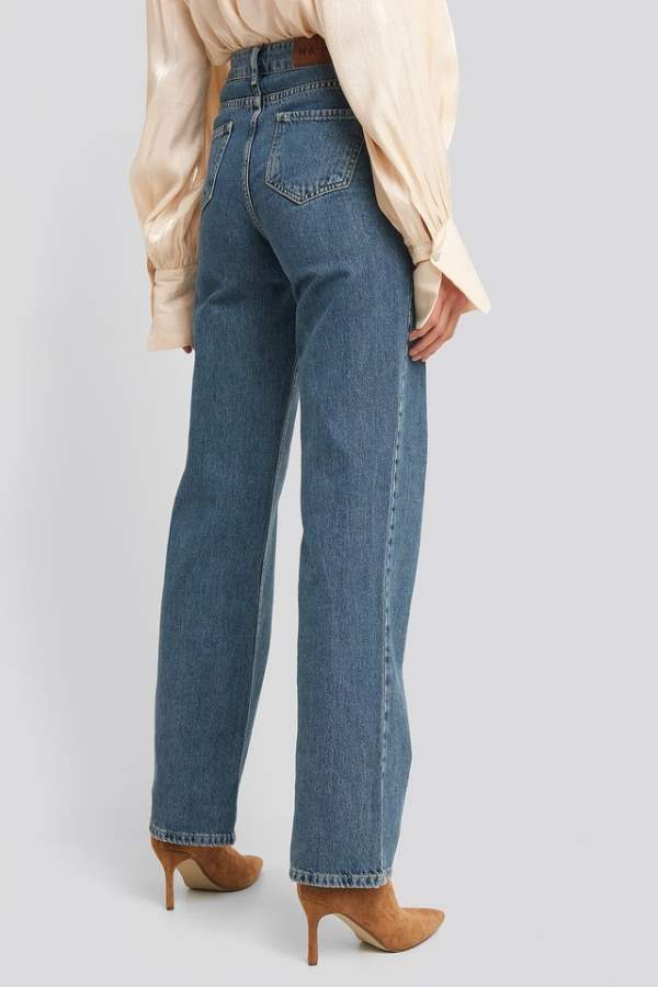 Mid - Rise Clean Look Stretchable Jeans - DOCACCA - Jeans - 