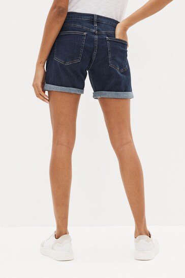 Mid Rise Girlfriend Shorts - DOCACCA - Shorts & Skirts - 