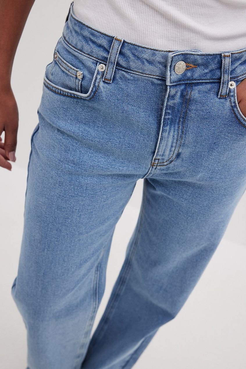 Mid Waist Denim For Womens - DOCACCA - Jeans - 