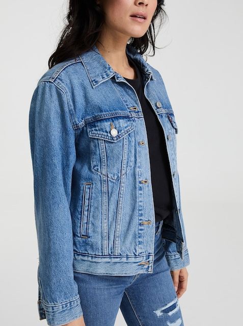 Organic Blue Womens Jacket - DOCACCA - Denim Jackets - 
