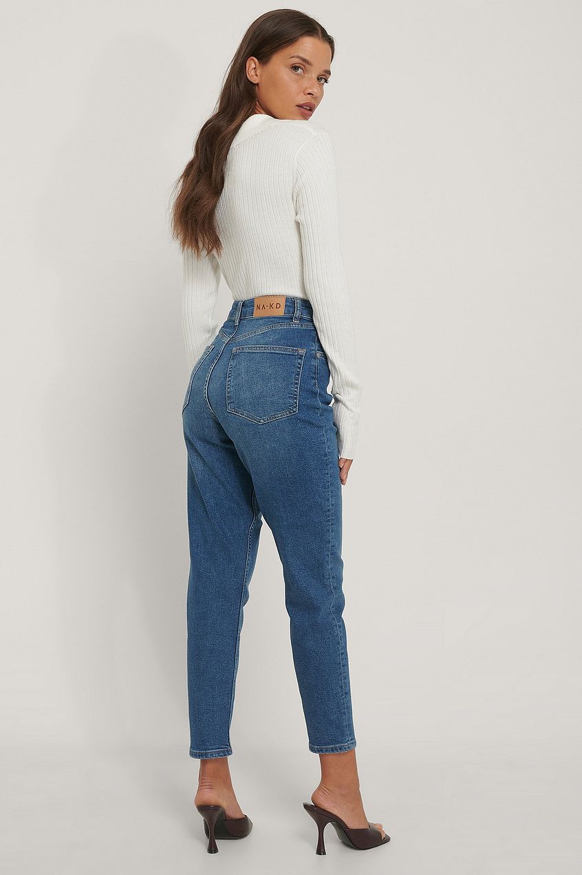 Organic Mom Jeans For Womens - DOCACCA - Jeans - 