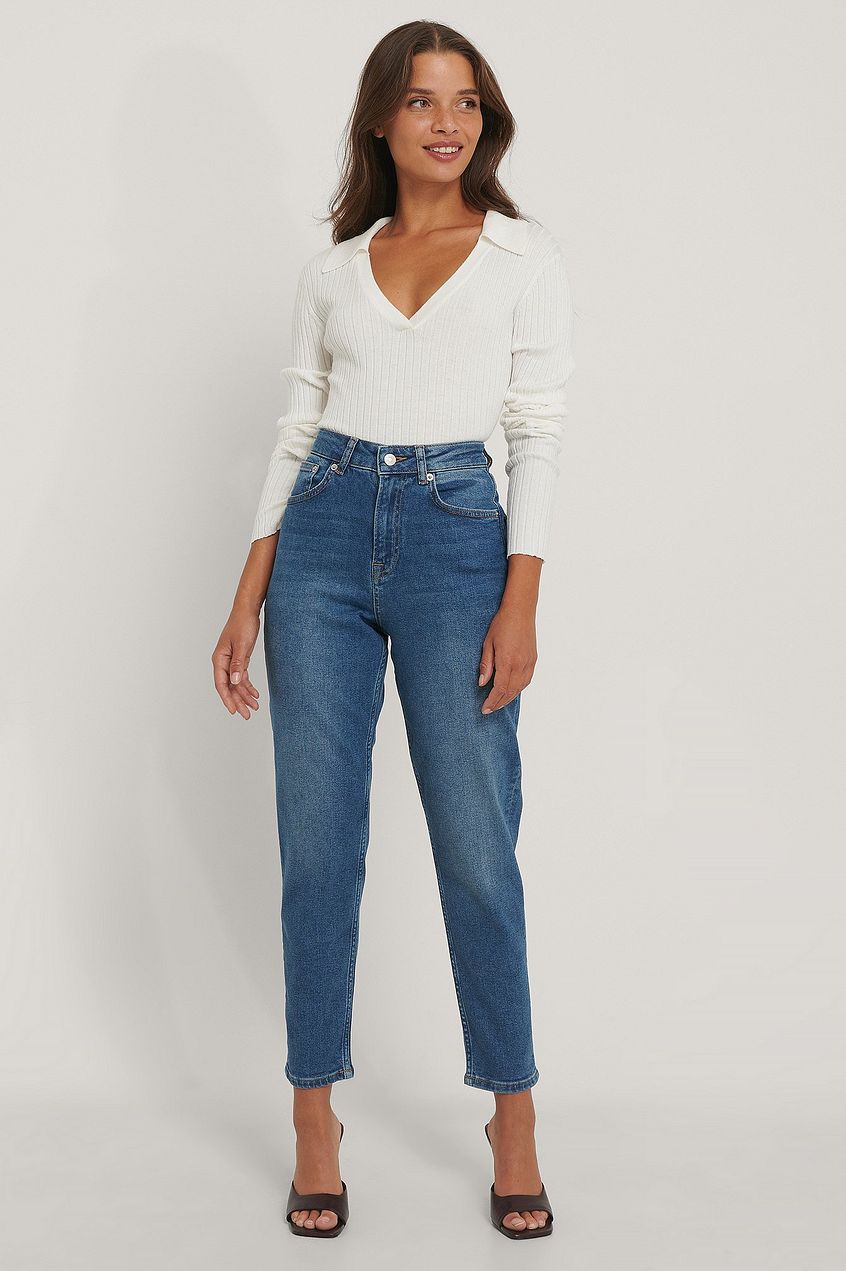 Organic Mom Jeans For Womens - DOCACCA - Jeans - 