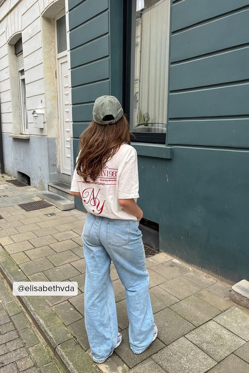 Organic Soft Rigid Wide Jeans For Womens - DOCACCA - Jeans - 