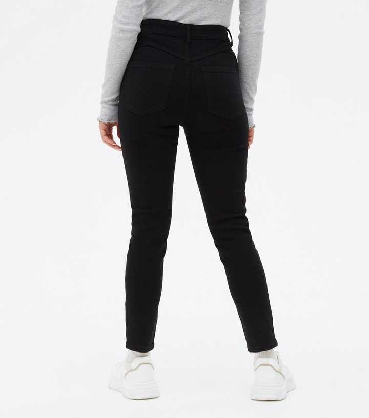 Petite Black Dark Wash Lift & Shape Jenna Skinny Jeans - DOCACCA - Jeans - 