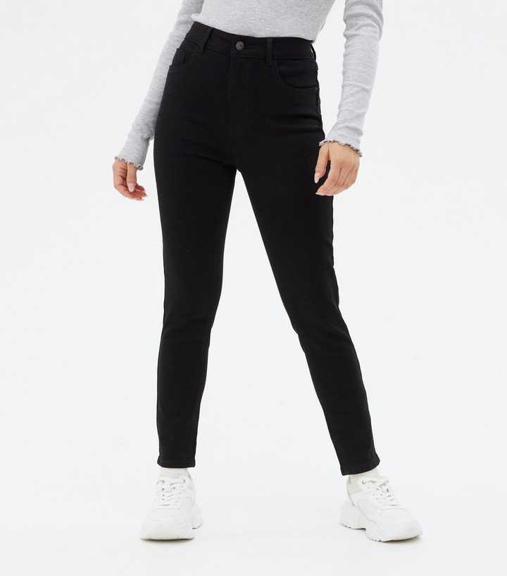 Petite Black Dark Wash Lift & Shape Jenna Skinny Jeans - DOCACCA - Jeans - 