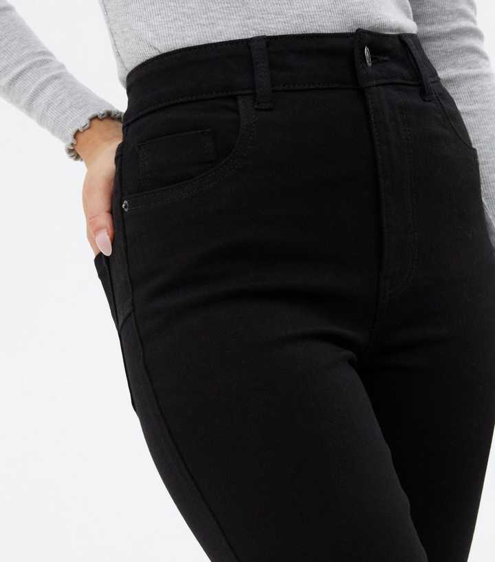 Petite Black Dark Wash Lift & Shape Jenna Skinny Jeans - DOCACCA - Jeans - 