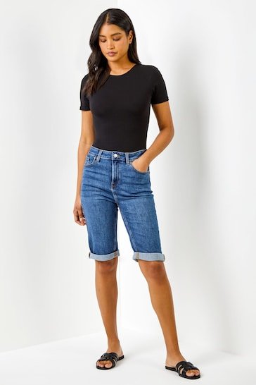 Roman Essential Knee Length Shorts - DOCACCA - Shorts & Skirts - 
