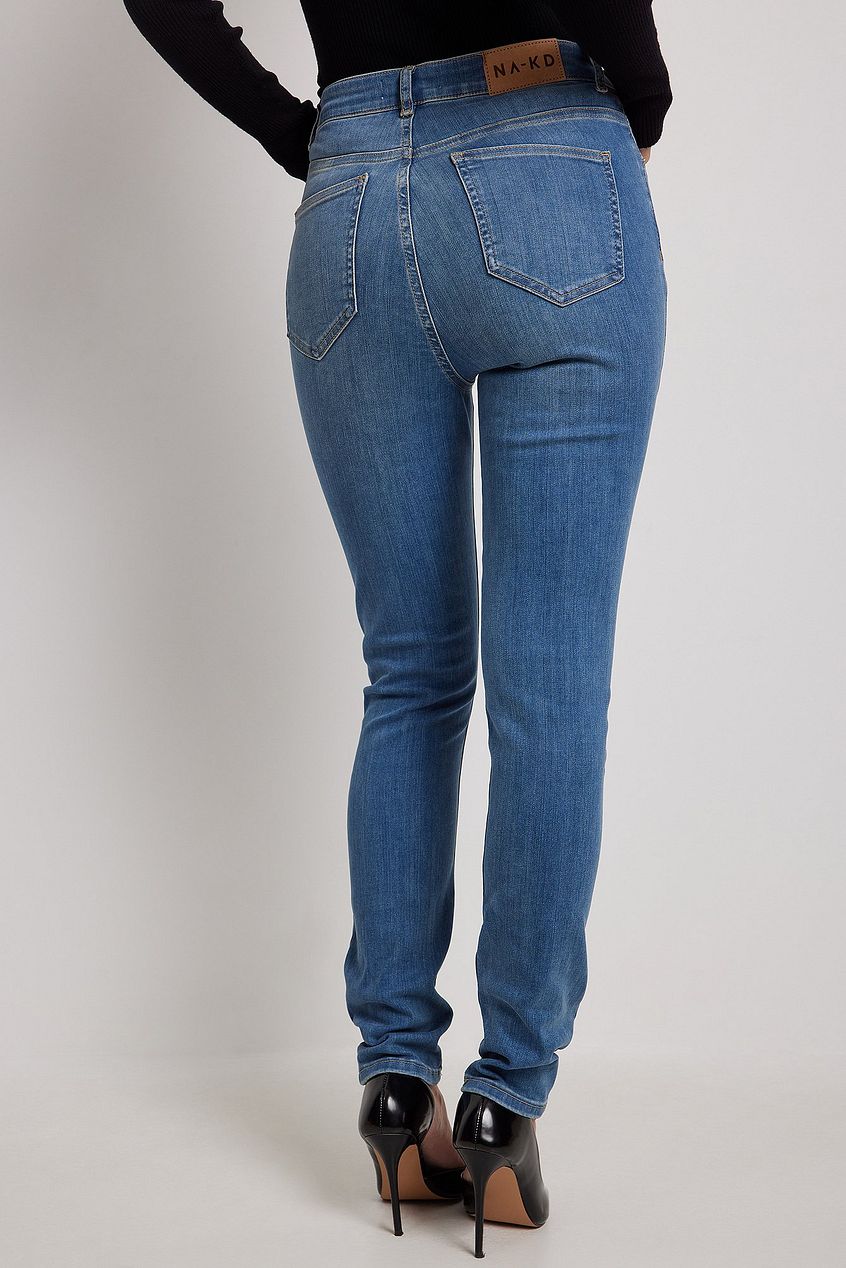 Skinny High Waist Stretch Jeans For Womens - DOCACCA - Jeans - 
